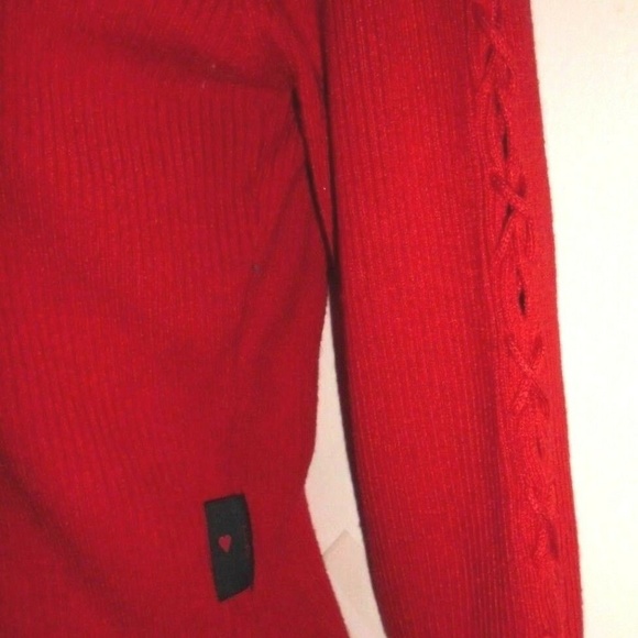 Vintage Lace-up Long Sleeves Sexy Ribbed Sweater